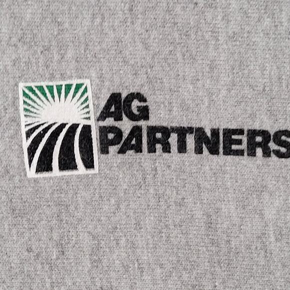 Vintage Stine AG-Partners Ringer Sweatshirt XL 24x27 Cropped - Picture 9 of 14